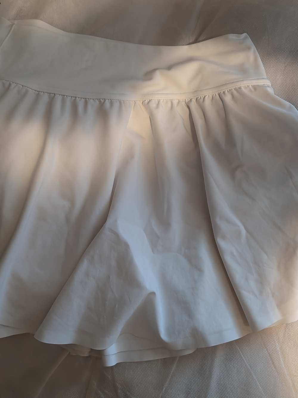 Women's White Flared Skirt - Classic A-Line